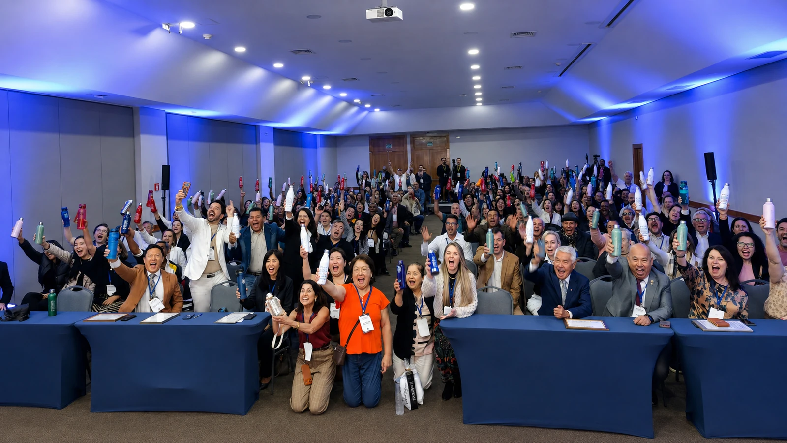 Congresso com painel de LED